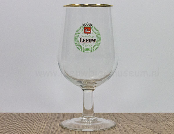Leeuw bier voetglas laag 1980